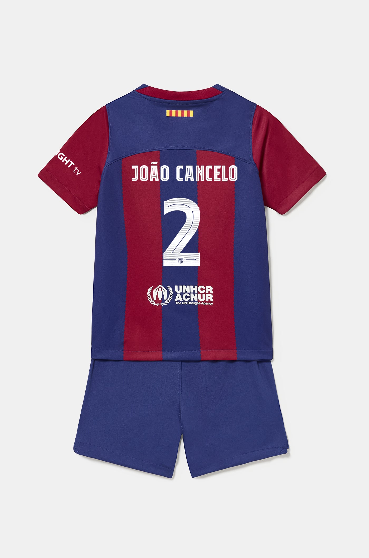 FC Barcelona home Kit 23/24 - Younger Kids  - JOÃO CANCELO