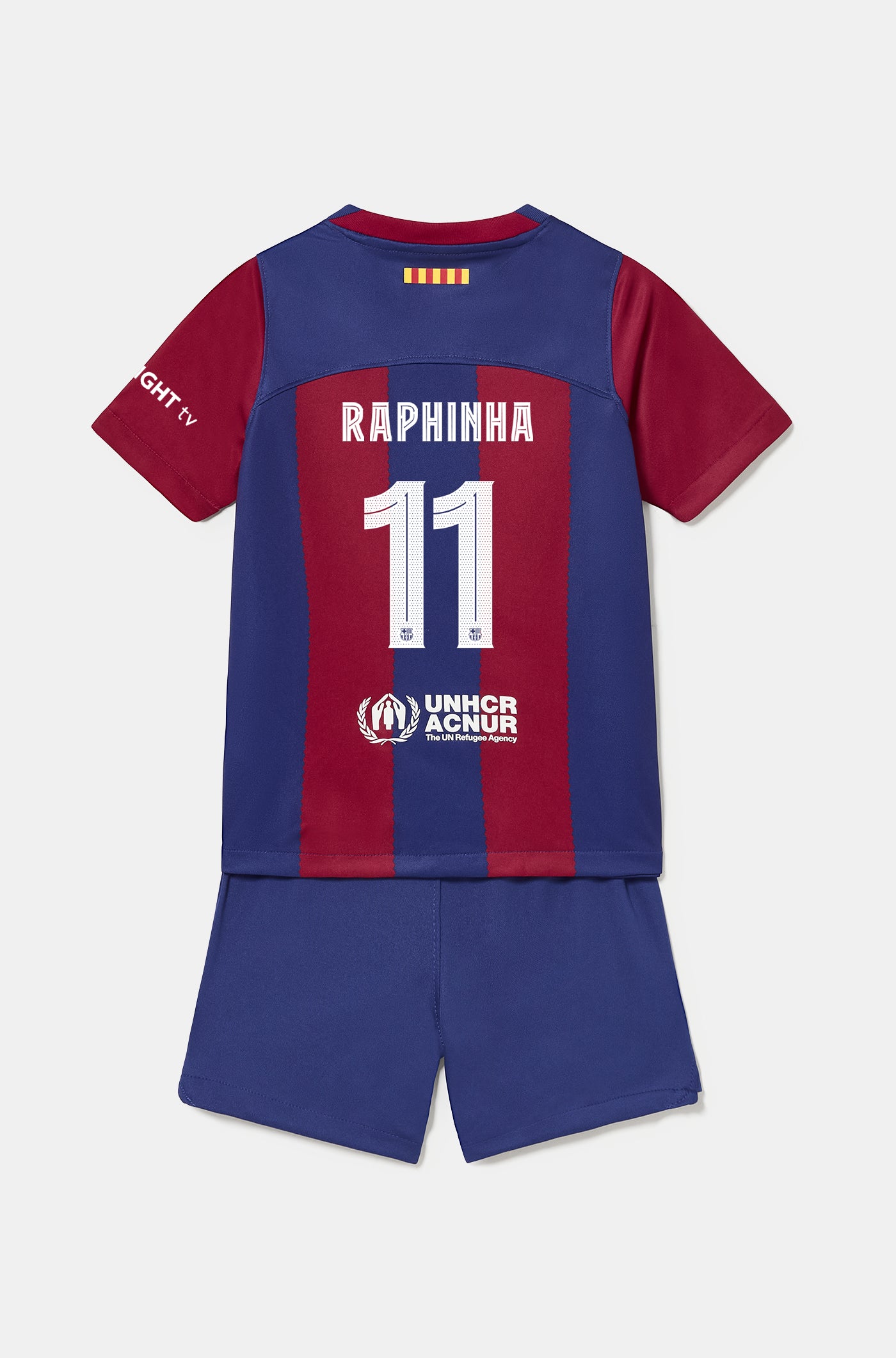 Conjunto primera equipación FC Barcelona 23/24 - Niño/a pequeño/a - RAPHINHA