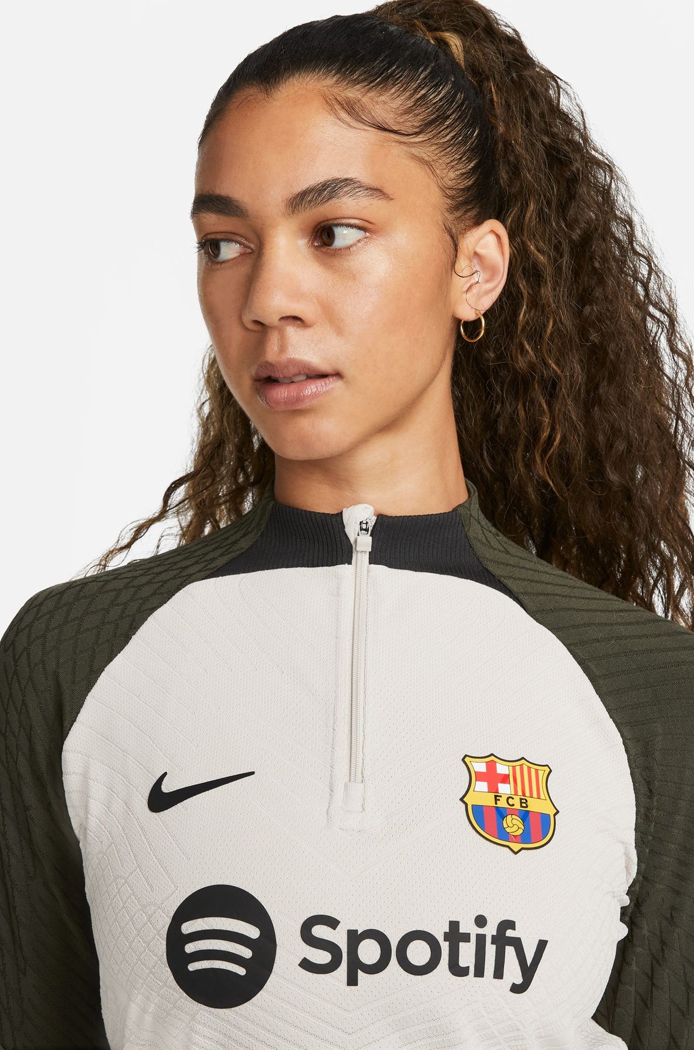 Sweat-Shirt Entraînement FC Barcelone 23/24 Édition Joueur – Femme