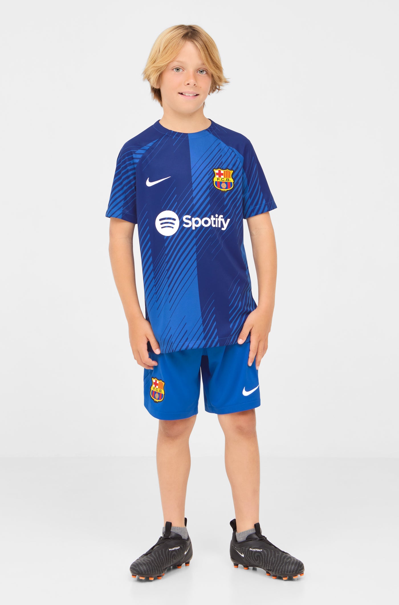 Camiseta prepartido segunda equipación FC Barcelona 23/24 - La Liga - Junior