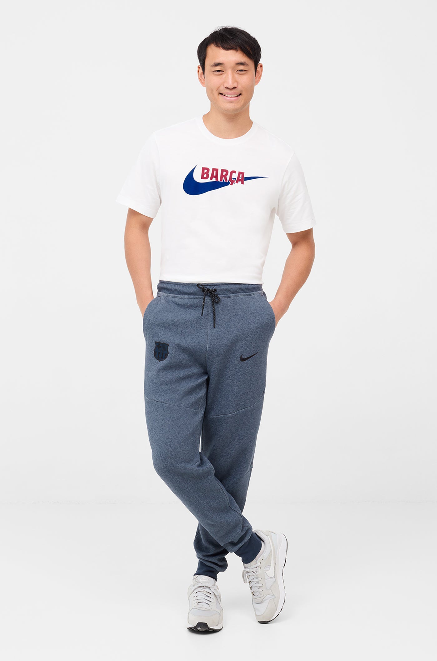Pantalon tech bleu Barça Nike
