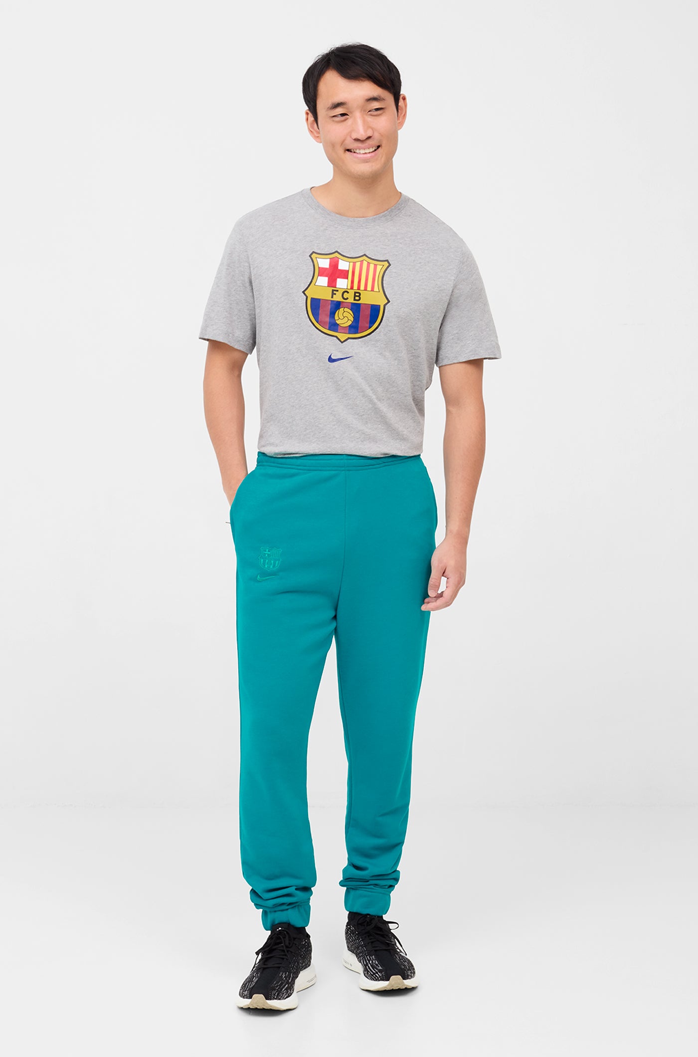 Pantalon écusson bleu Barça Nike