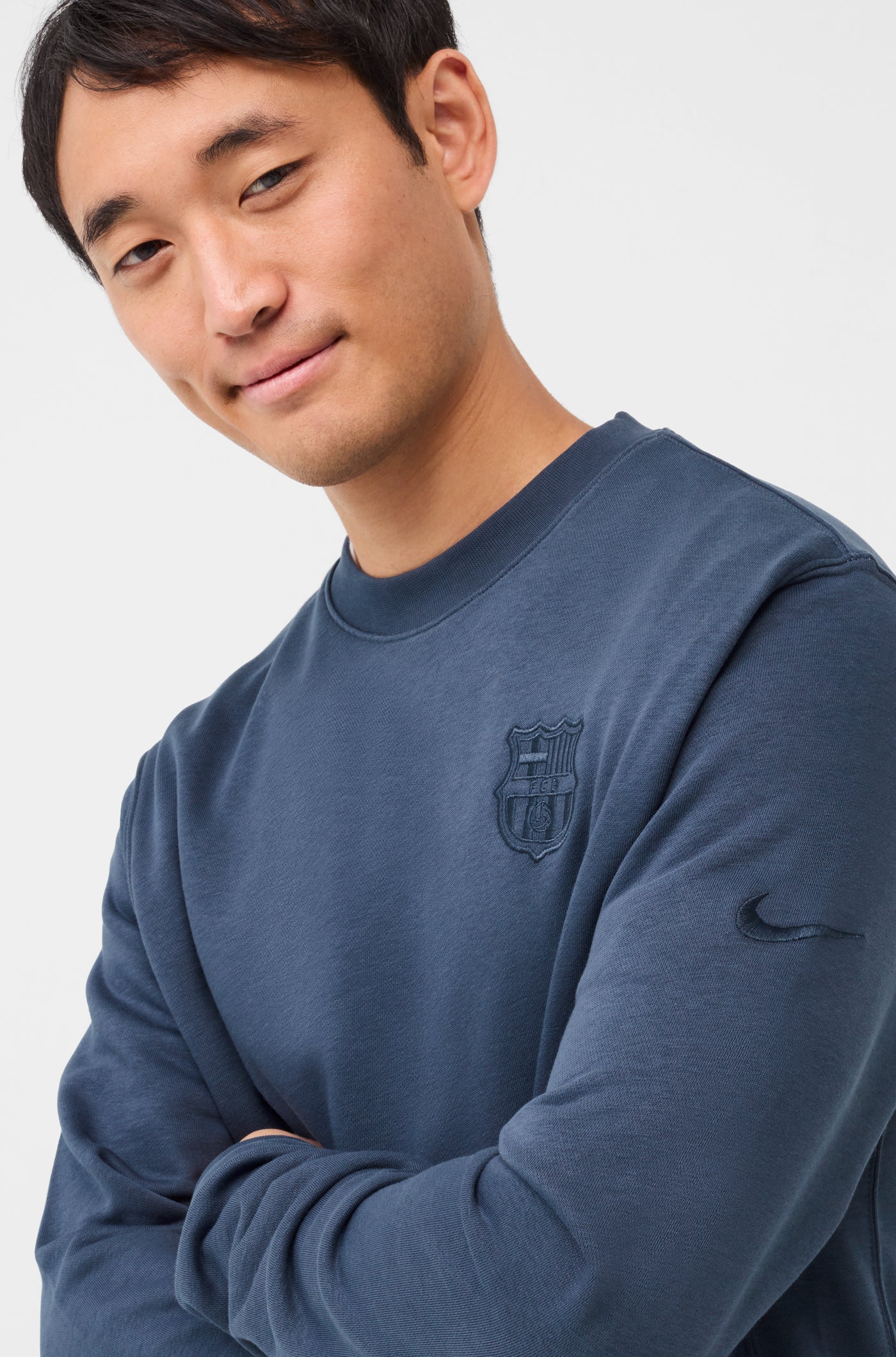 Sweatshirt blau Barça Nike