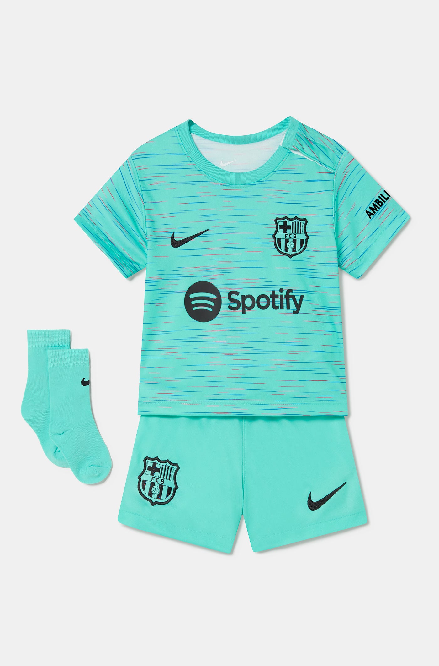 FC. Barcelona Conjunto niño Camiseta y Pantalón 1ª EQ. Temporada 2021-22 -  Producto con Licencia - 100% Poliéster - Dorsal Liso - Talla niño 2 años :  : Moda