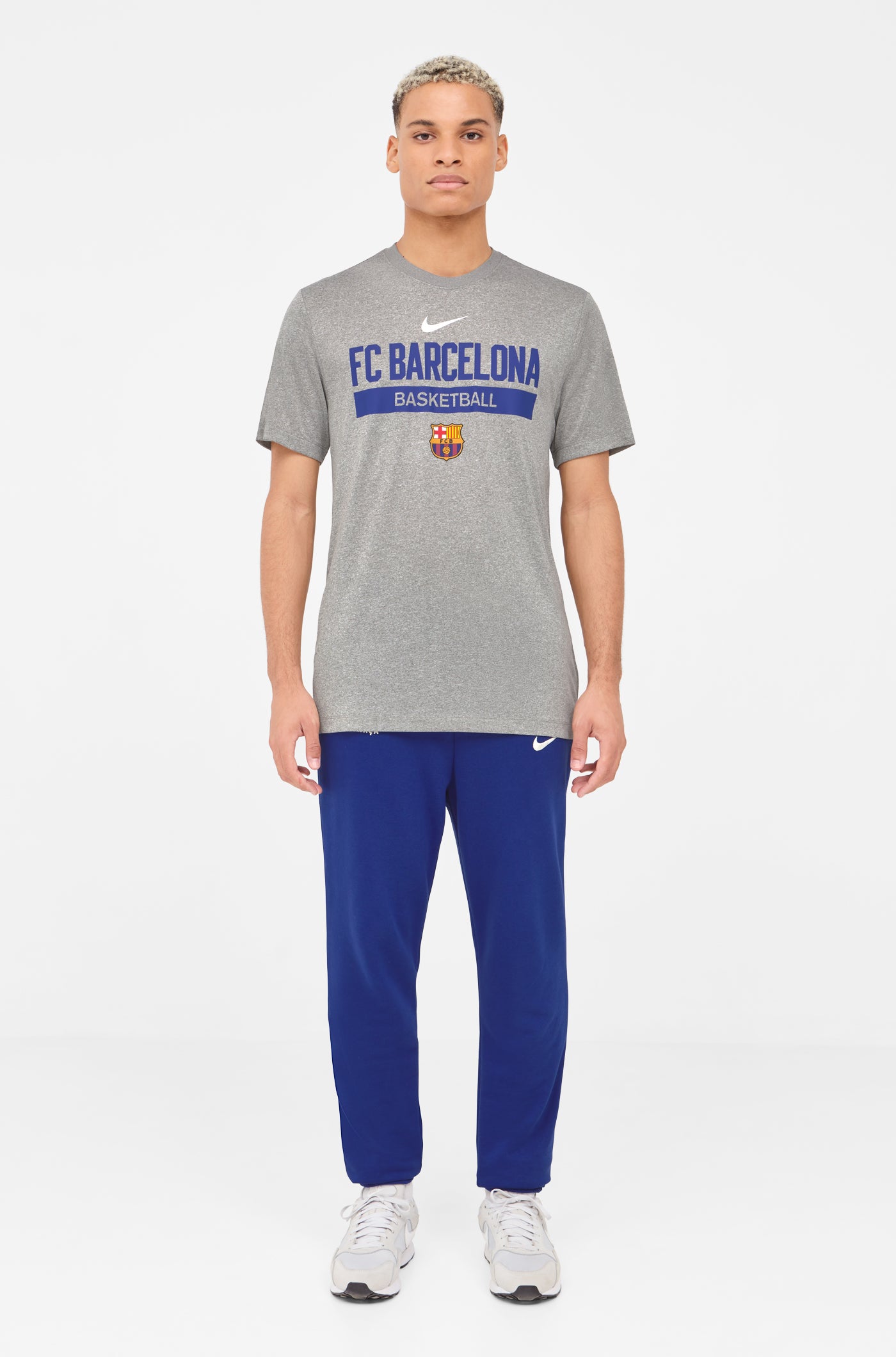 Grey Basketball Tee FC Barcelona