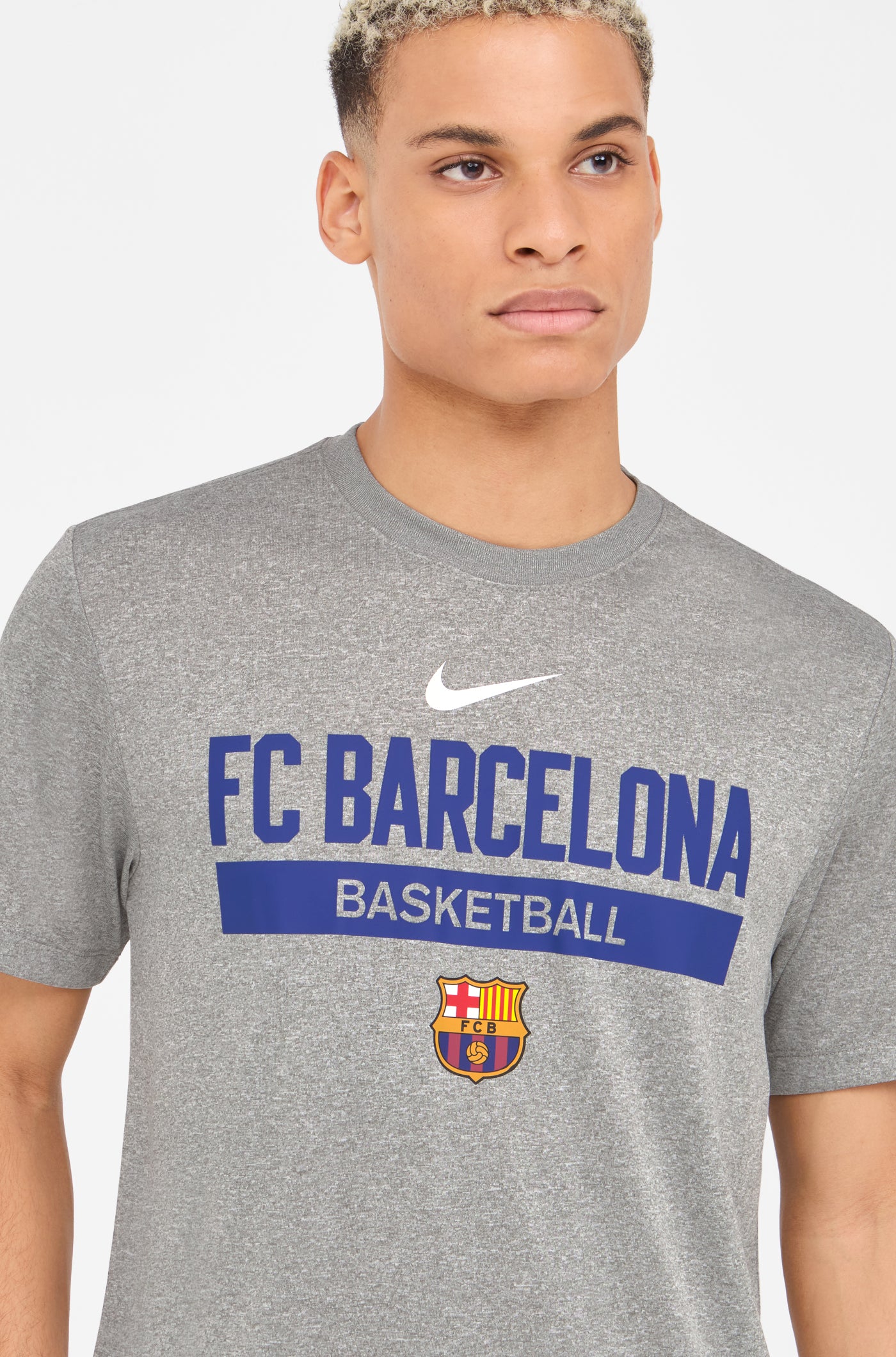 Grey Basketball Tee FC Barcelona