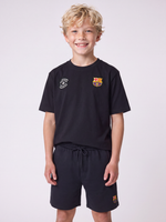 Pantaló Curt Junior Negre Core II Barça