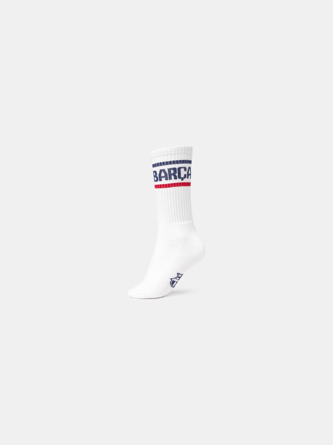 Calcetines Core Blancos con Rayas Barça – Niño/a