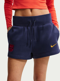 Pantalón corto Tech Fleece de mujer Barça Nike