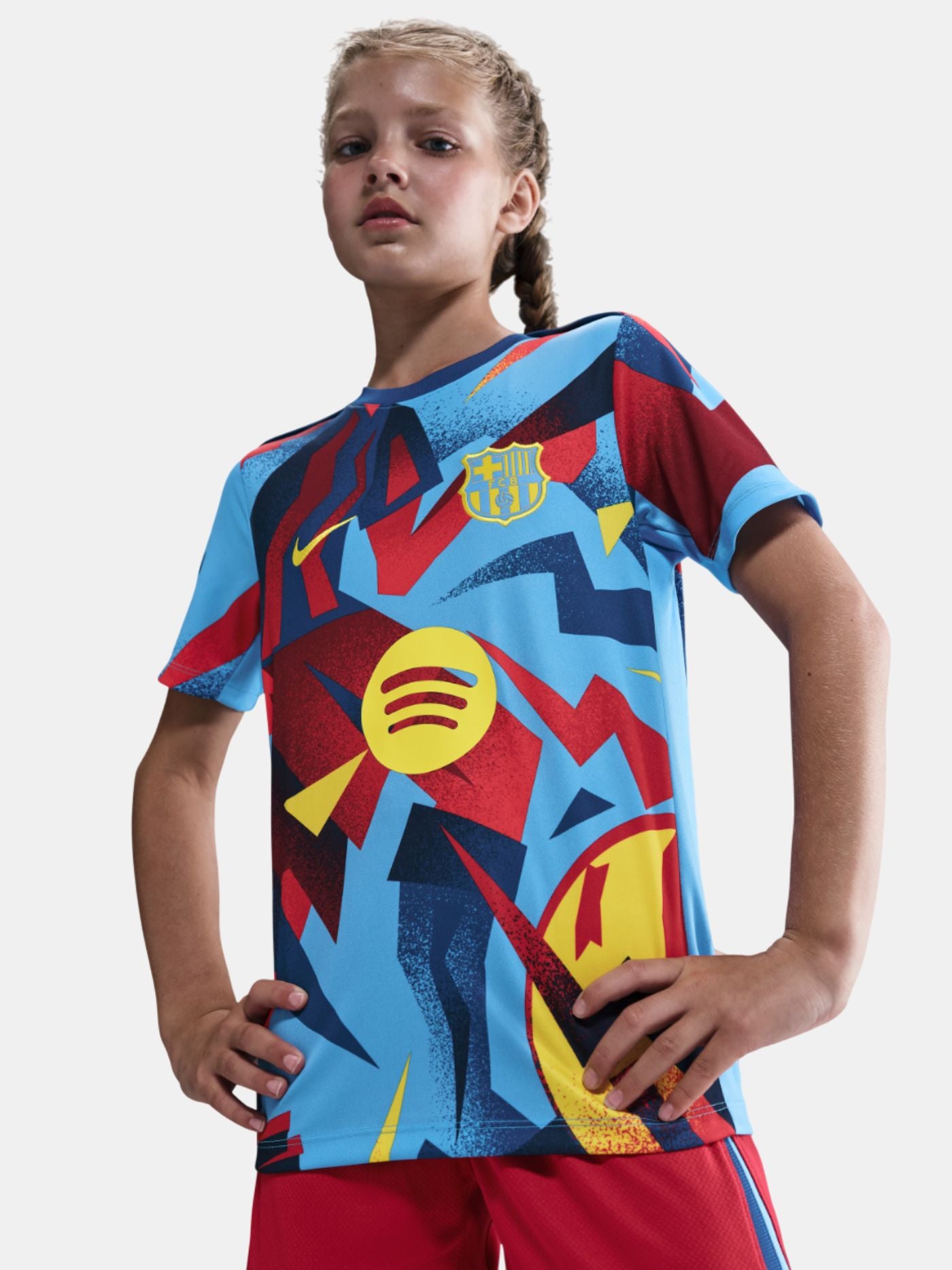 Camiseta de Niño/a Pre-Partido cuarta equipación FC Barcelona 25/26