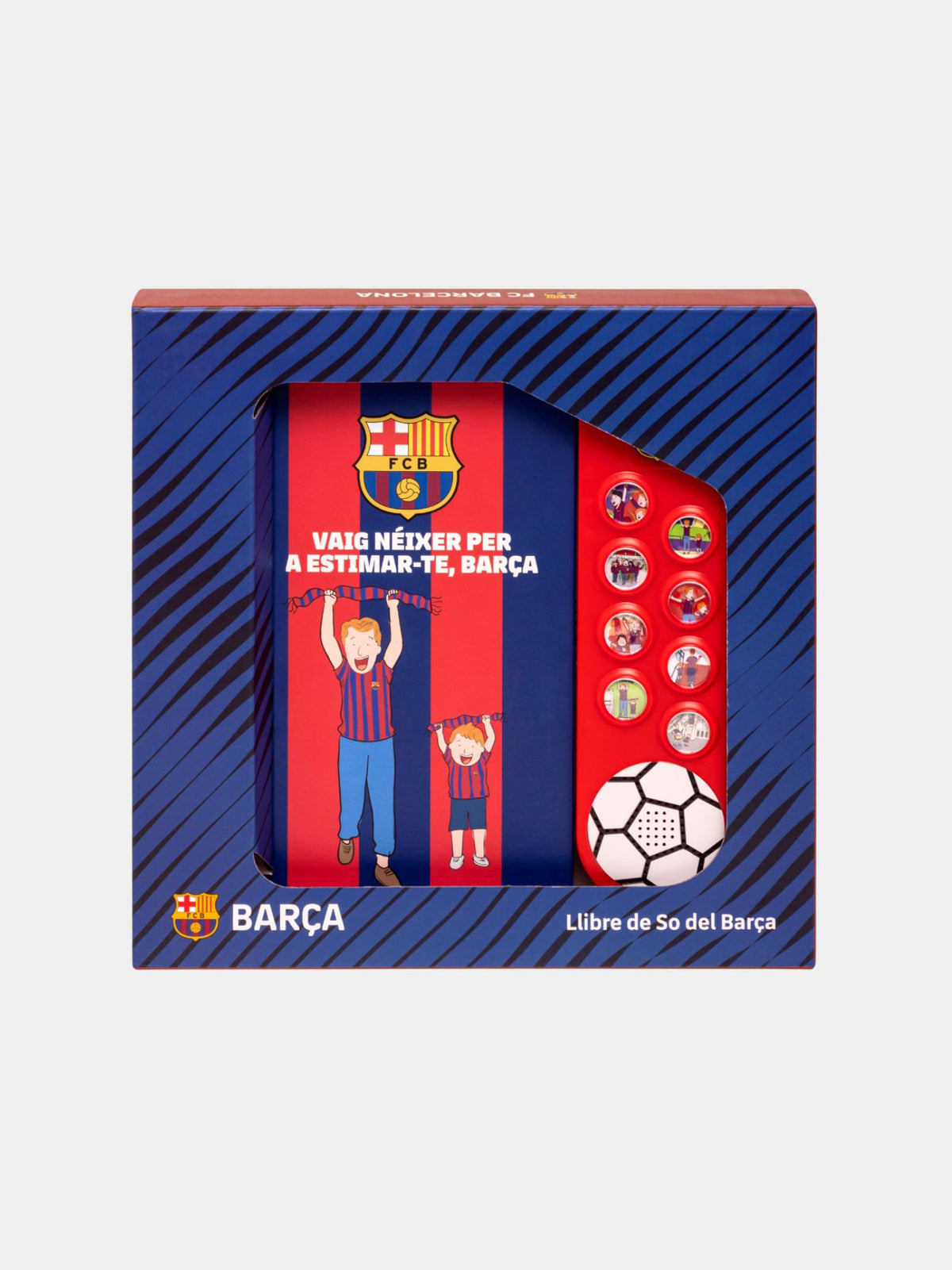 FC Barcelona Fan Chants Sound Book "VAIG NÉIXER PER A ESTIMAR-TE, BARÇA"