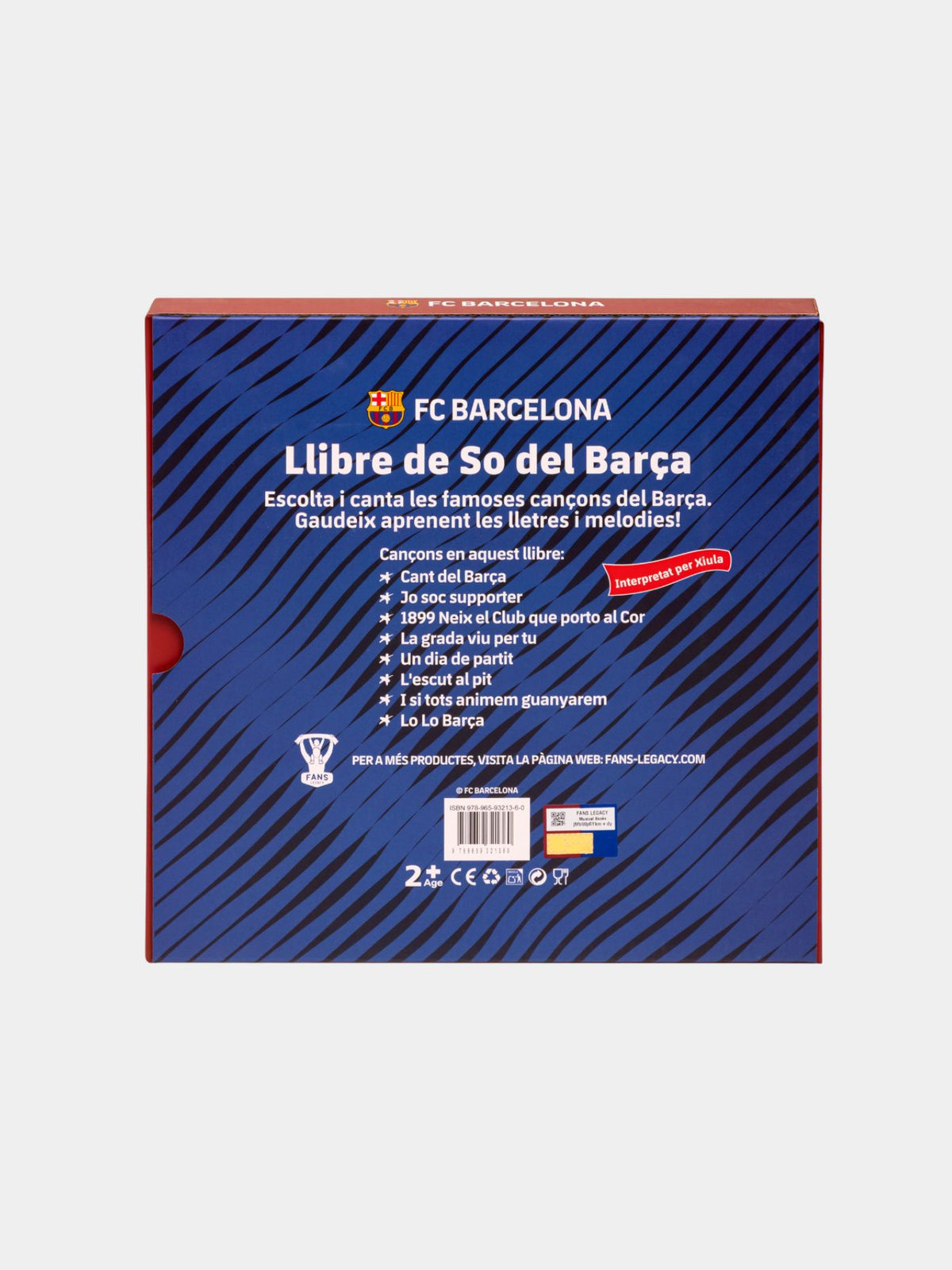 FC Barcelona Fan Chants Sound Book "VAIG NÉIXER PER A ESTIMAR-TE, BARÇA"