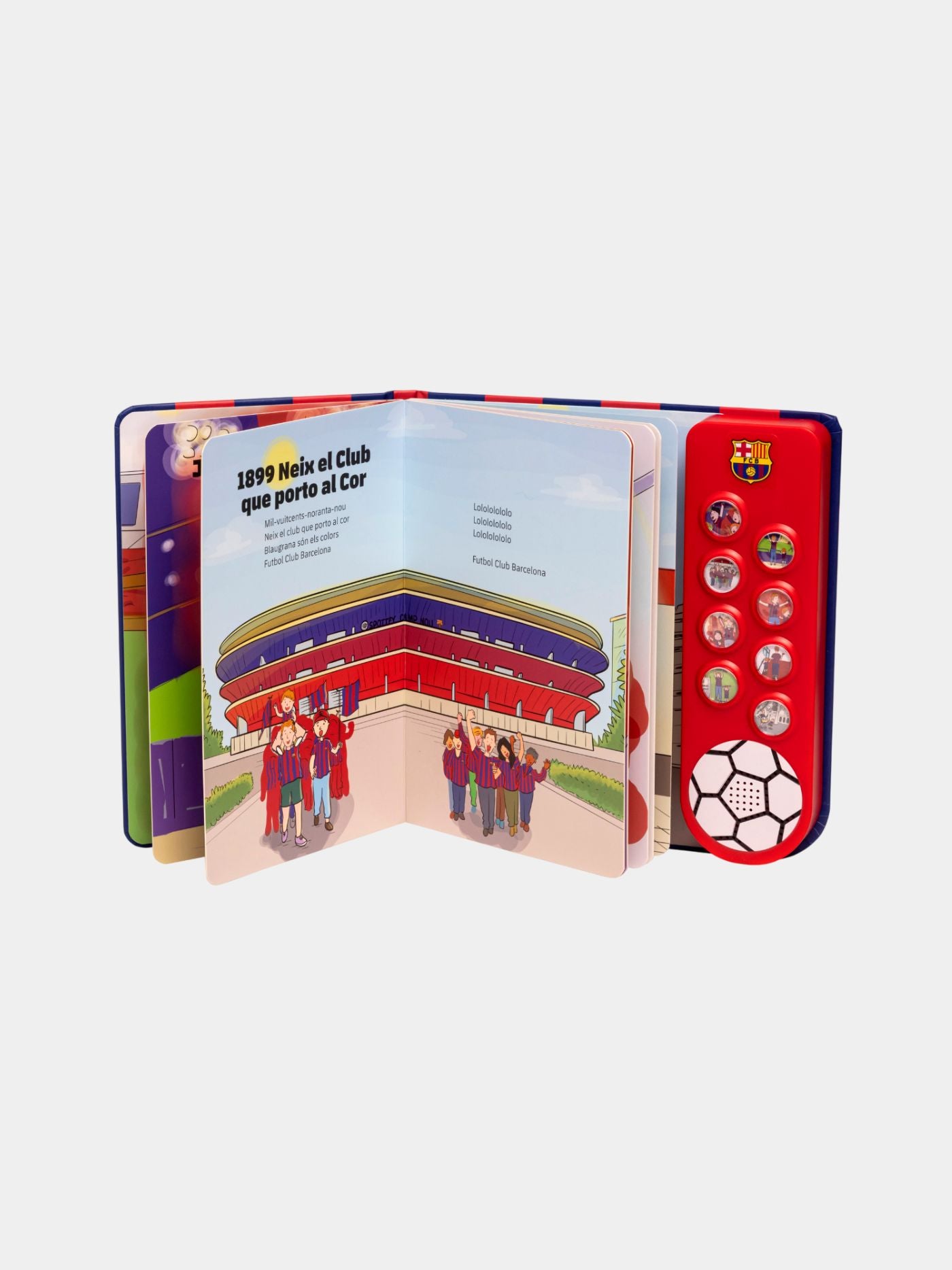 FC Barcelona Fan Chants Sound Book "VAIG NÉIXER PER A ESTIMAR-TE, BARÇA"