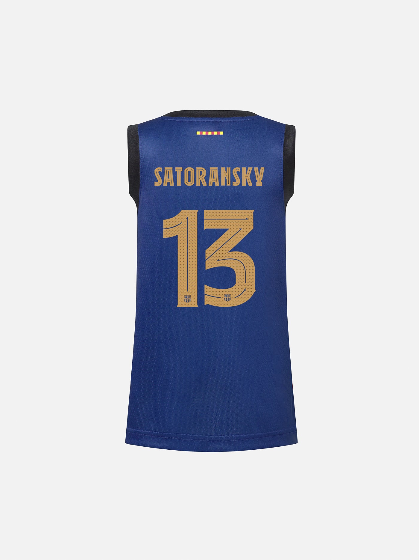 SATORANSKY | Samarreta junior primer equipament bàsquet 24/25 FC Barcelona