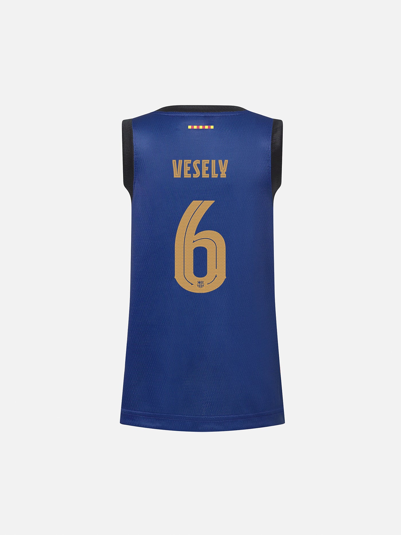 VESELY | Samarreta junior primer equipament bàsquet 24/25 FC Barcelona