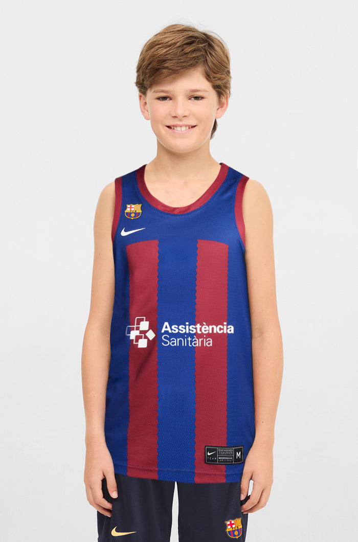 Samarreta de bàsquet Home Kit – Júnior - CAICEDO