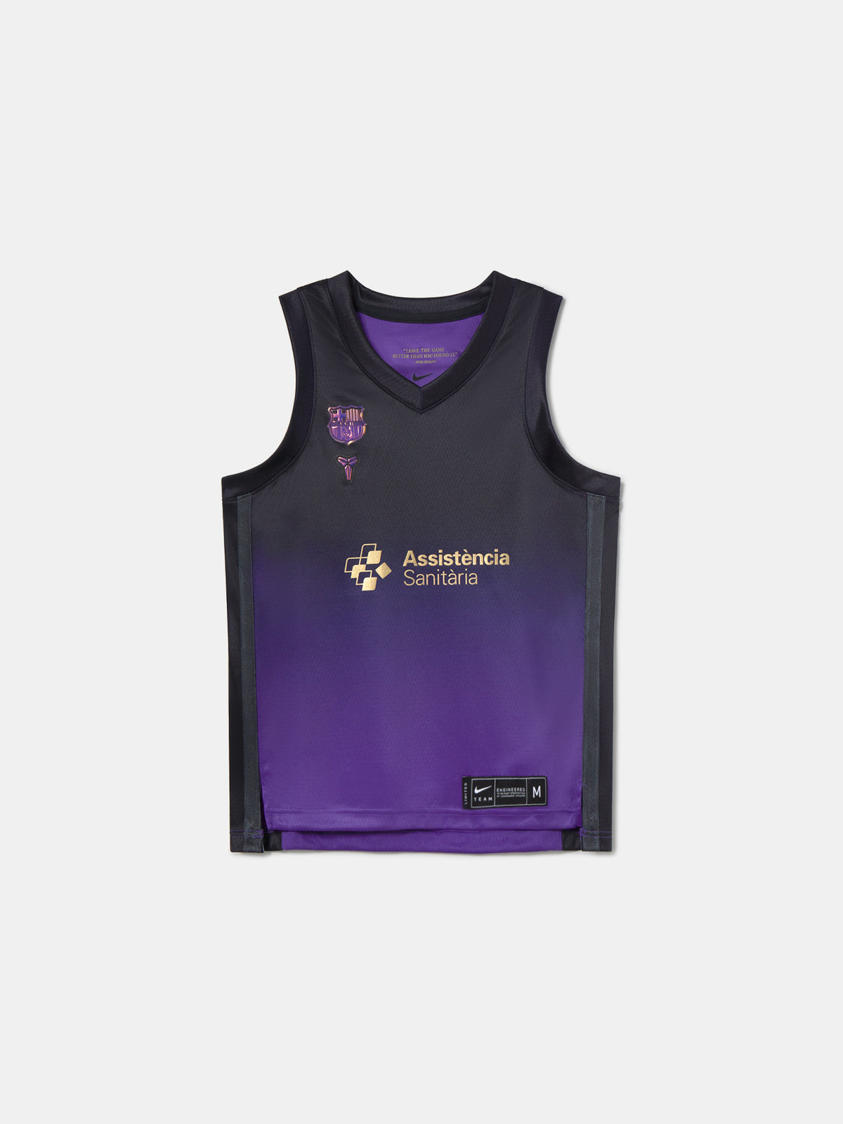 Samarreta junior de bàsquet d’home del segon equipament 26/27 FC Barcelona x Kobe Bryant