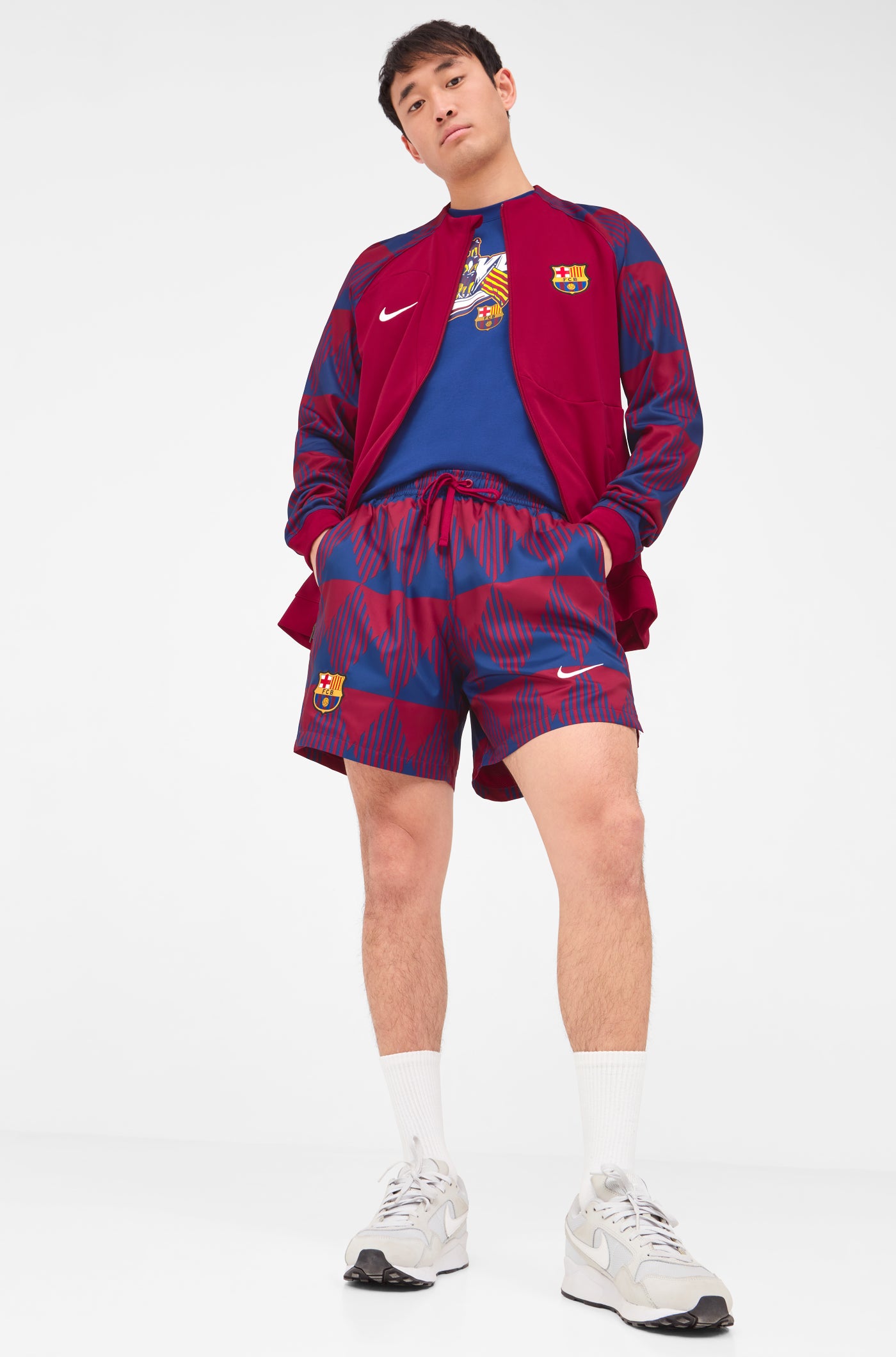 Pantalón corto estampado FC Barcelona 23/24