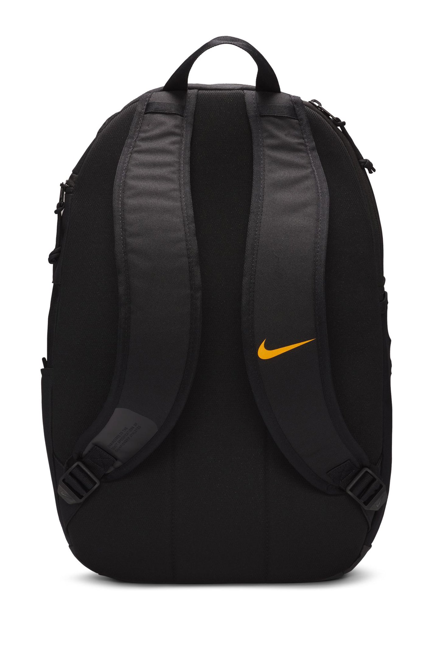 Nike backpack gold and hot sale black