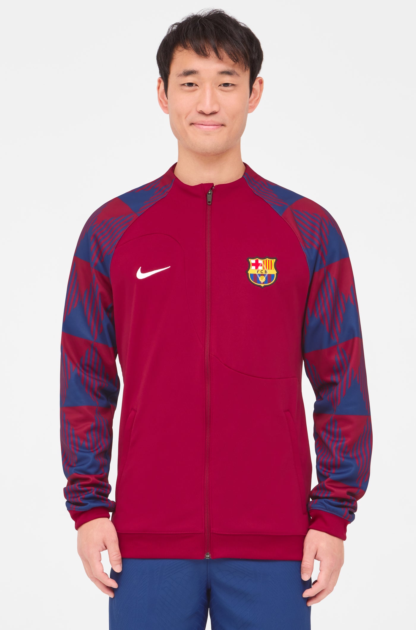 Buy Icon Sports FC Barcelona Jacket – Official Boy's Casual Full Zip Up  Track Jackets Barca FCB World Soccer Football Club Active Youth Training  Top FCB52TJ-N2 YS at Amazon.in