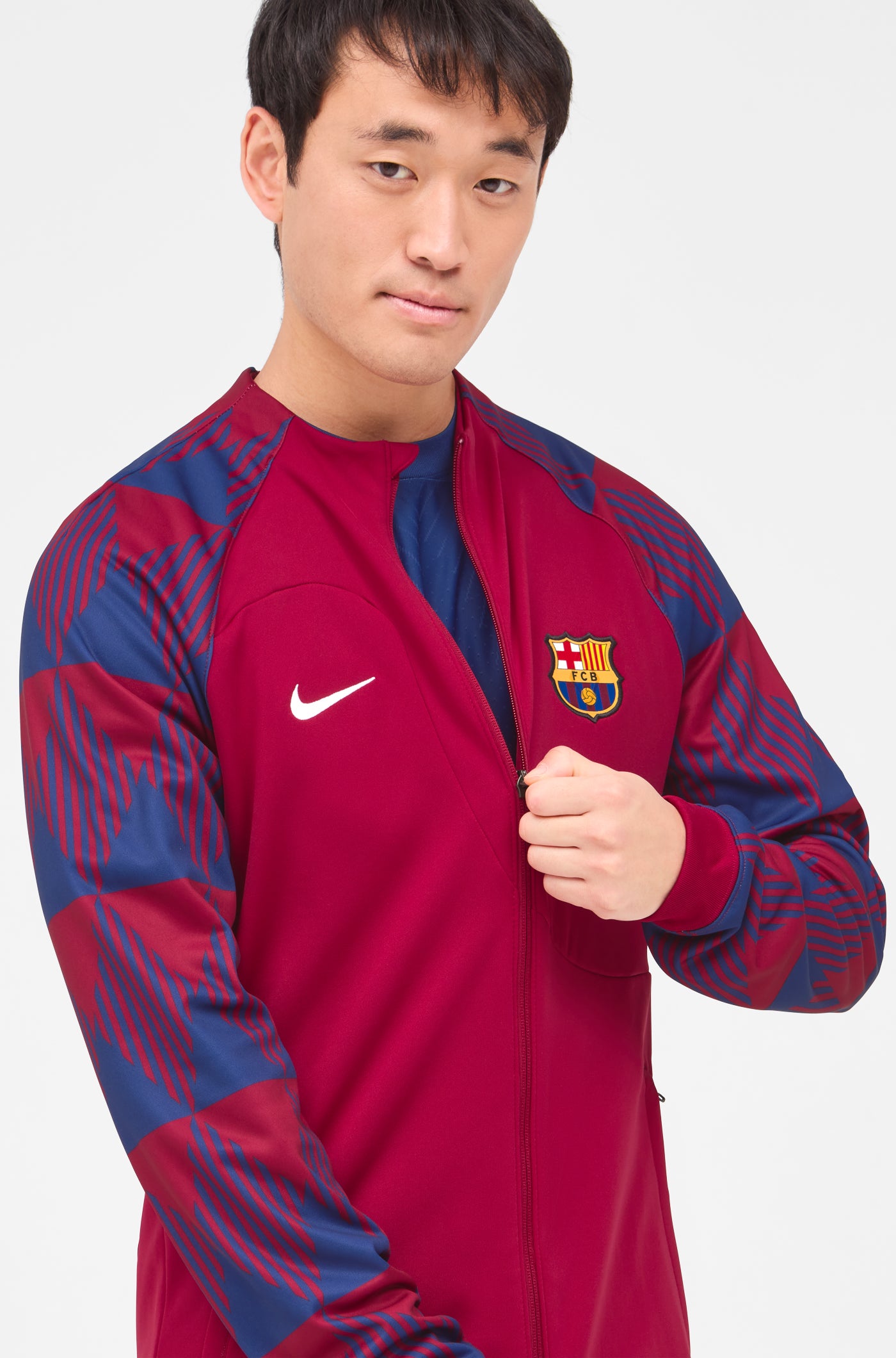 Jaqueta prepartit primer equipament FC Barcelona 23/24