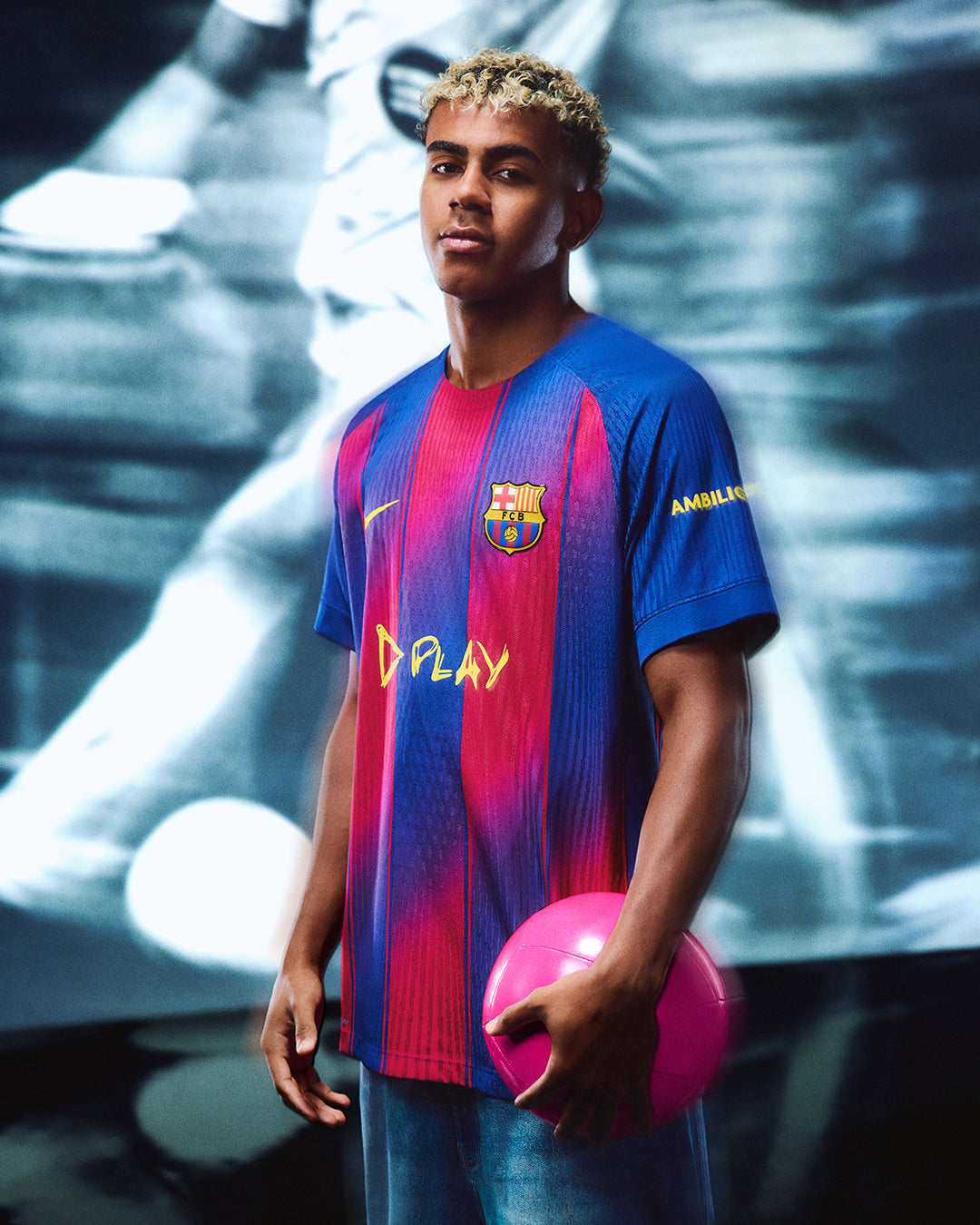 LAMINE YAMAL | Limited Edition men's shirt FC Barcelon x Ed Sheeran 25/26 - Player's Edition