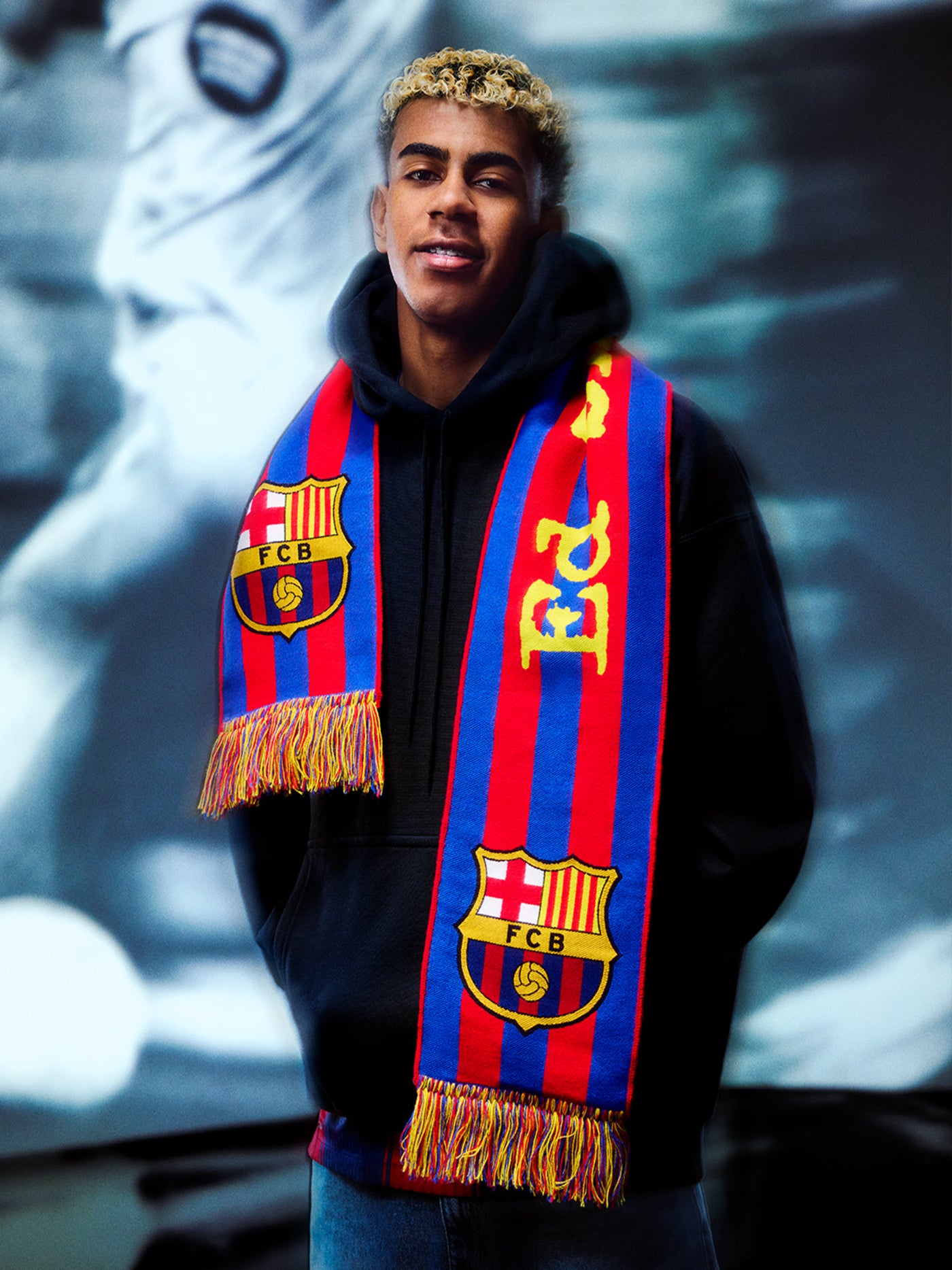 Écharpe FC Barcelone x Ed Sheeran Blaugrana Édition Limitée