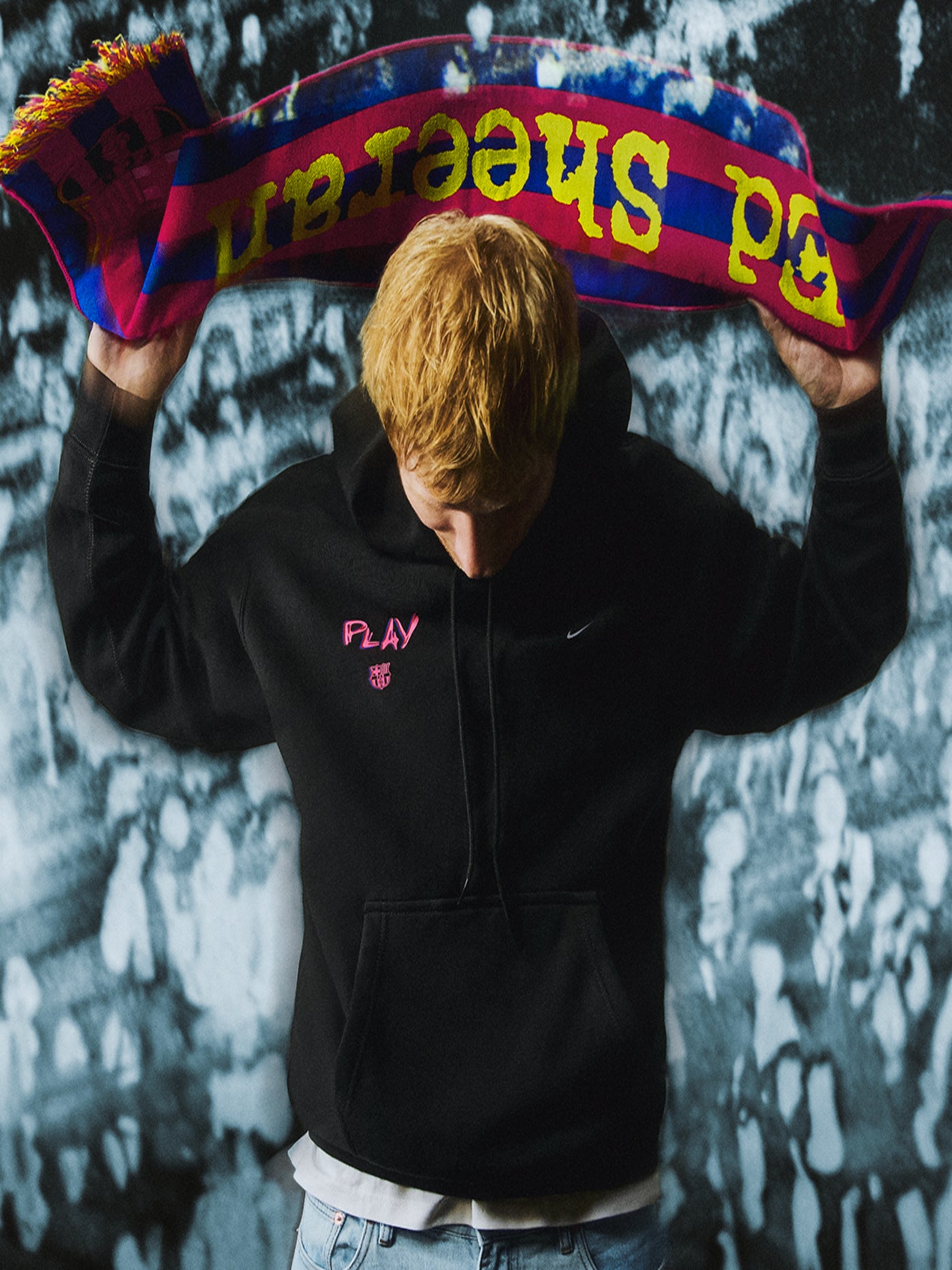 Écharpe FC Barcelone x Ed Sheeran Blaugrana Édition Limitée