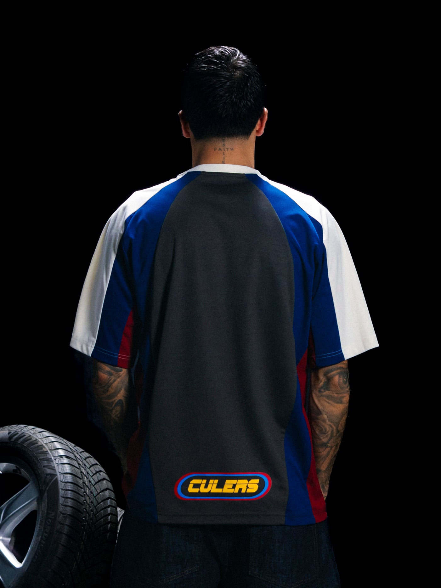 Camiseta Antracita Racing Barça