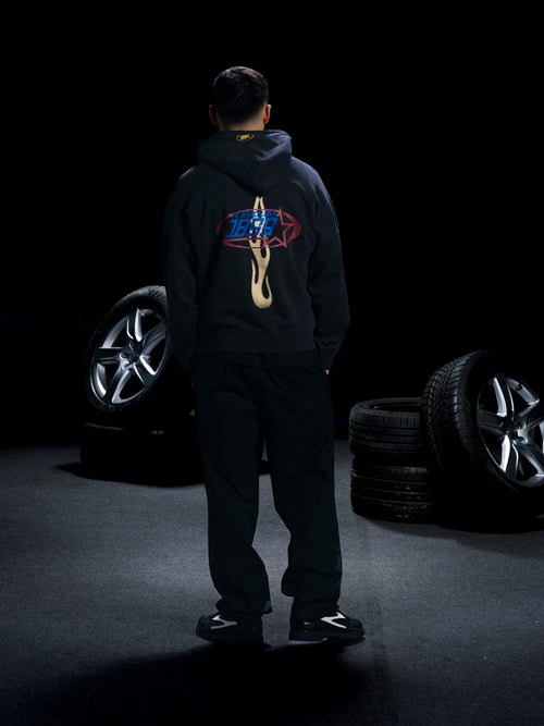 Sweat à Capuche Grey Racing Barça