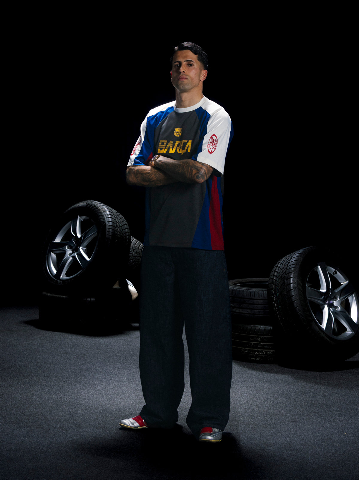 Tee Antracite Racing Barça