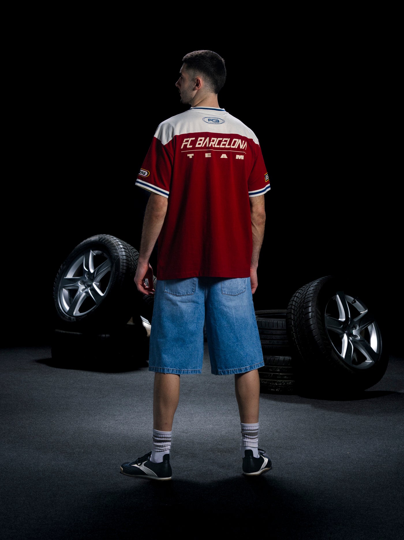 T-shirt Grenat Racing Barça