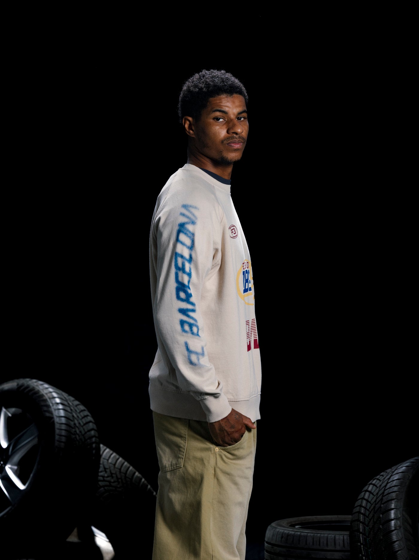Sweat Crew Ecru Racing Barça
