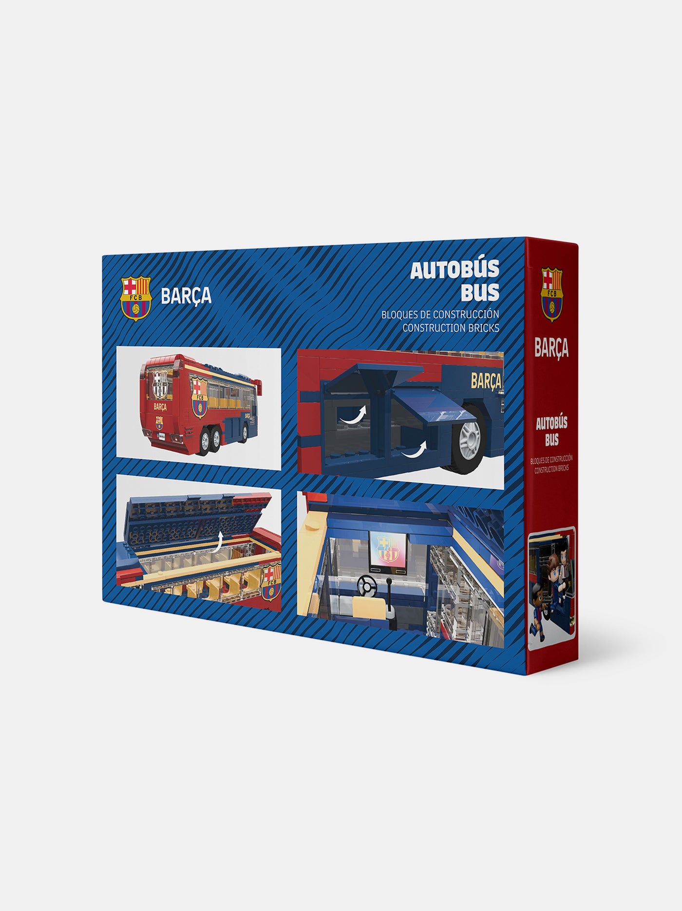 Construction bus FC Barcelona