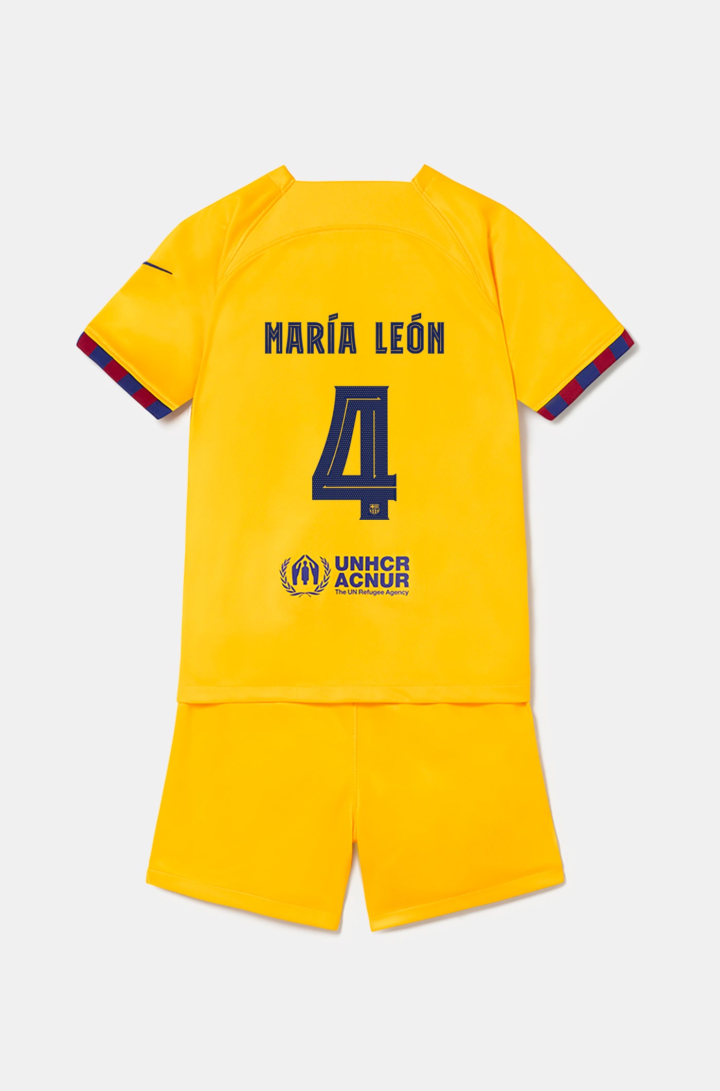 FC Barcelona fourth Kit 23/24 – Younger Kids  - MARÍA LEÓN