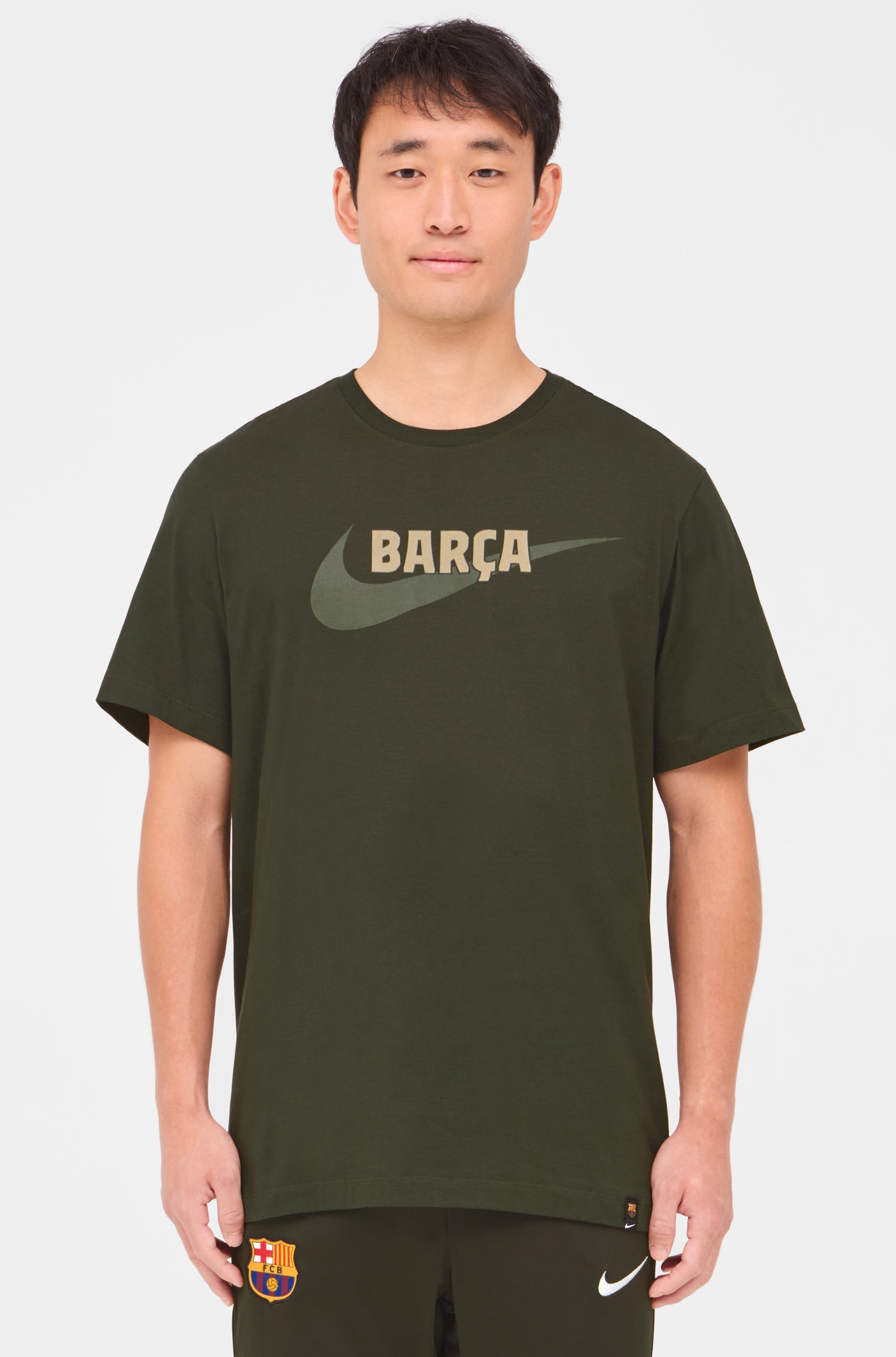 T-shirt green Barça Nike