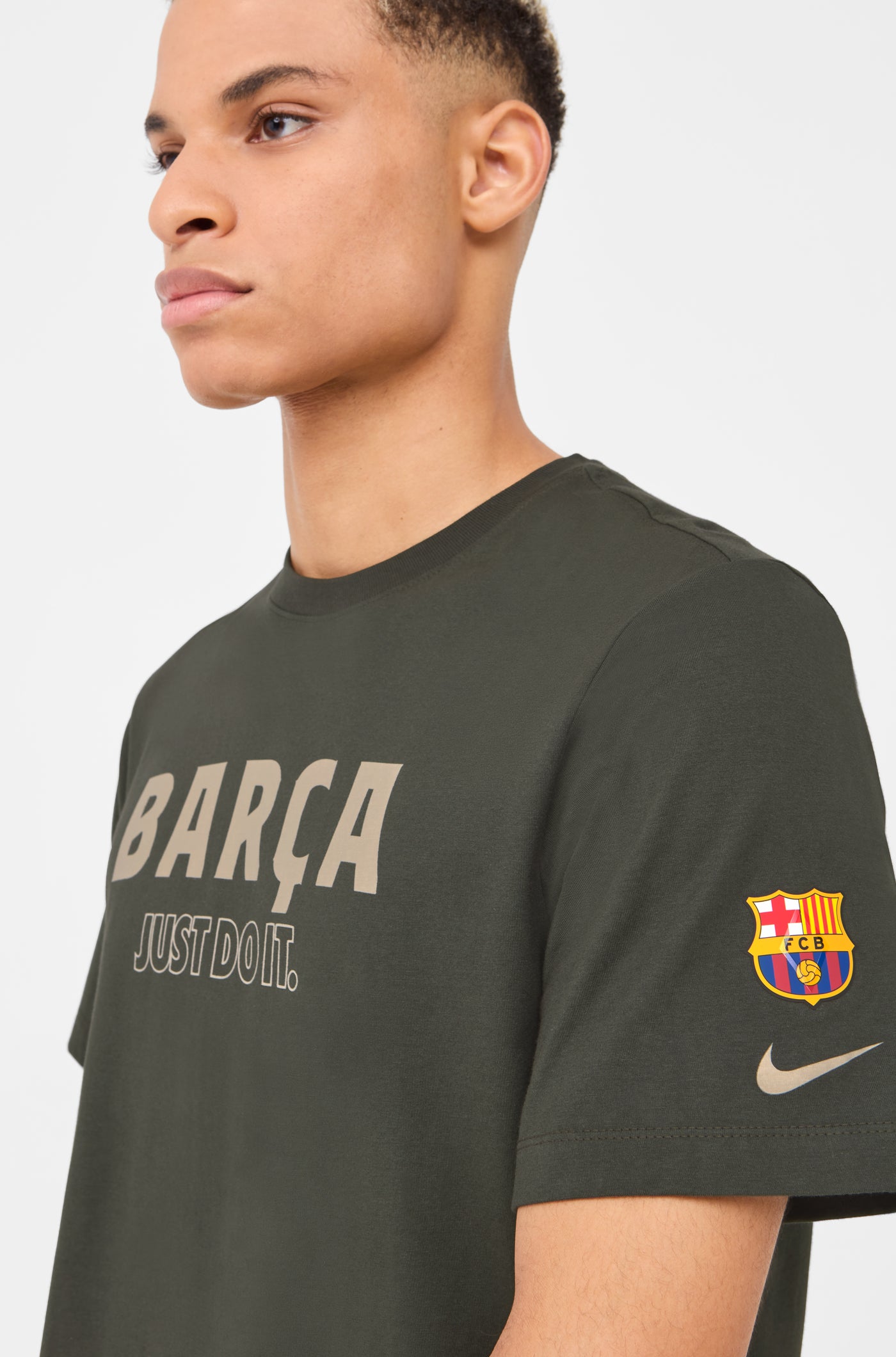 T-shirt green Barça Nike