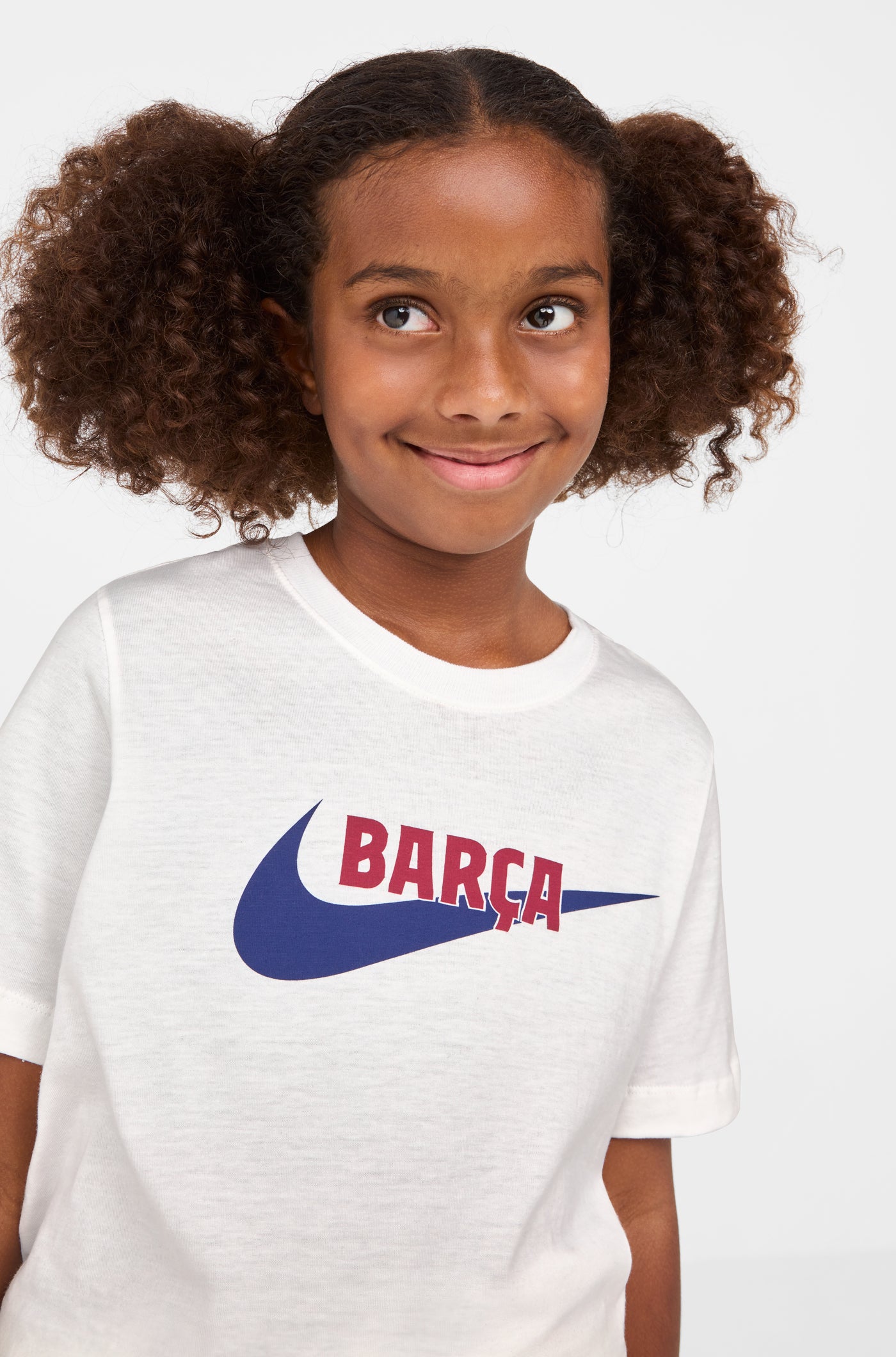 T-shirt white Barça Nike - Junior