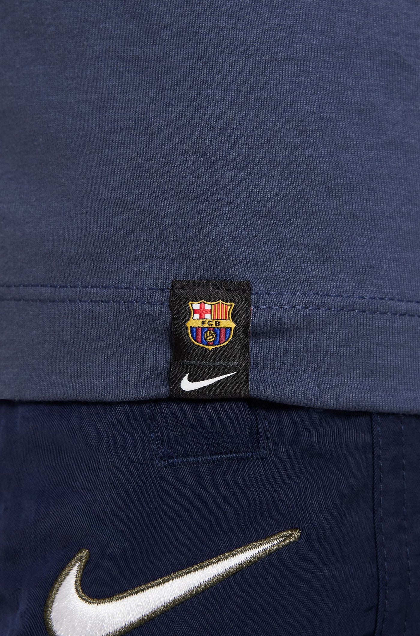 T-shirt blue Barça Nike - Junior