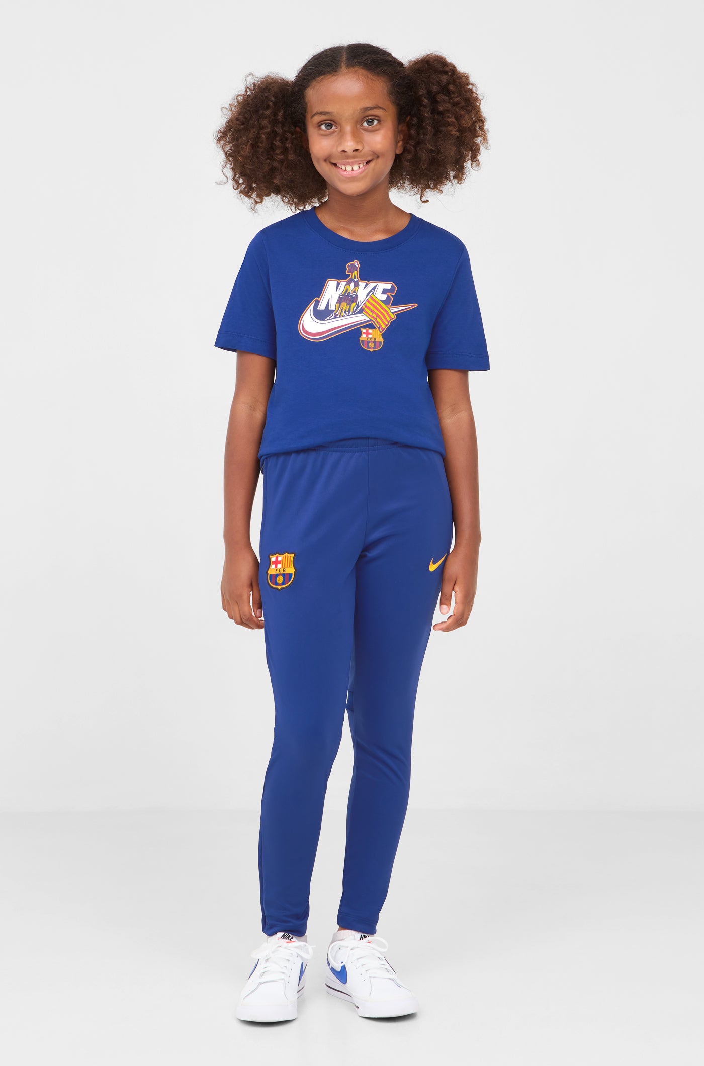 T-Shirt Castellers blaues Barça Nike – Junior