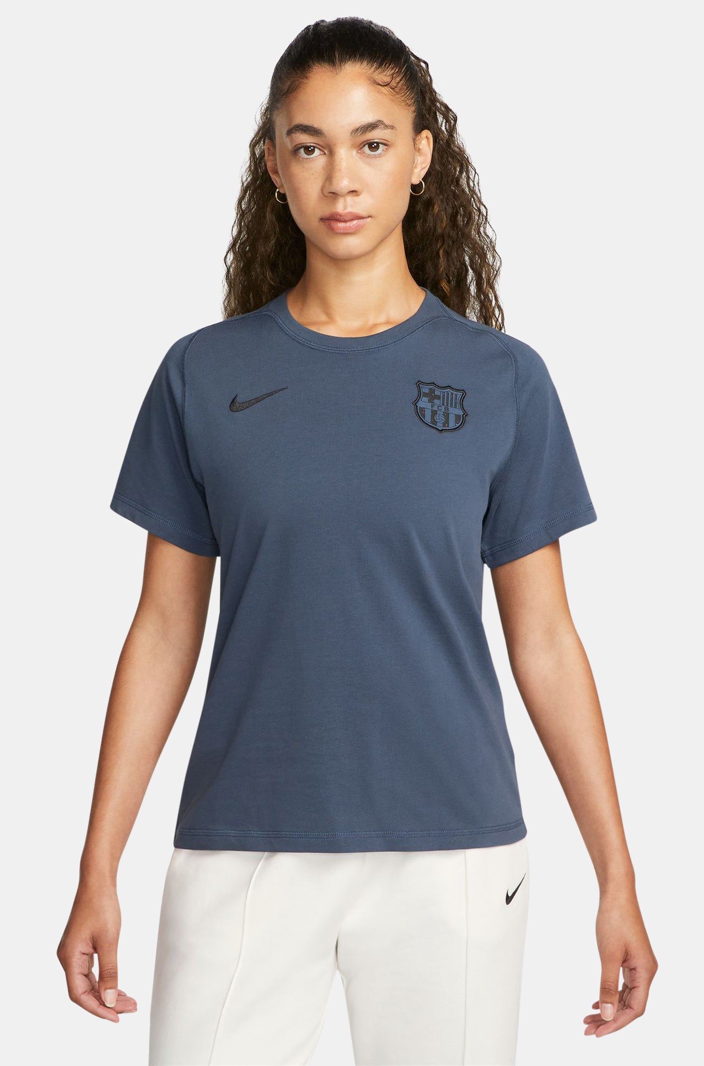 Barça Nike blue Hoodie – Women – Barça Official Store Spotify Camp Nou