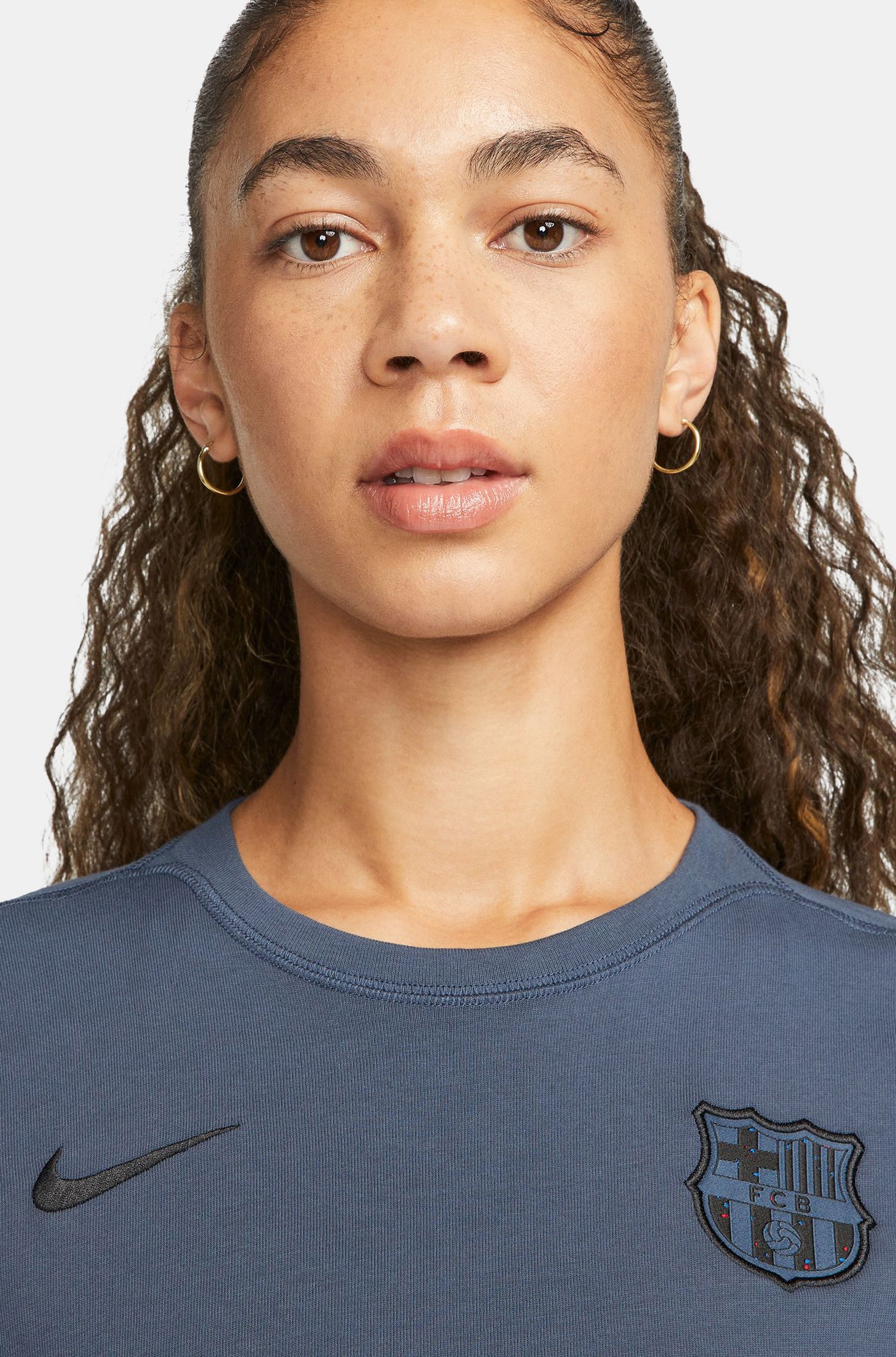 T-shirt Bleu Barça Nike – Femme