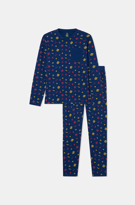Pyjama de Noël Junior FC Barcelone 