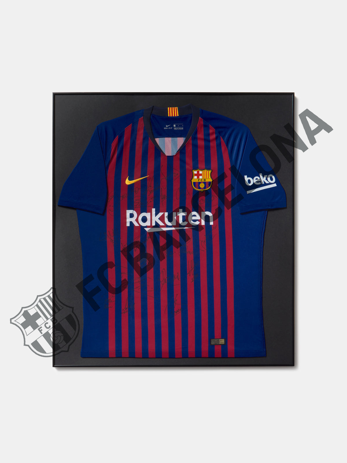 Portefeuille FC Barcelone Officiel - Écusson Relief, 12.5x9cm, Bleu