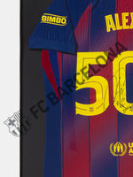 Camiseta firmada y enmarcada Alexia 500 partidos