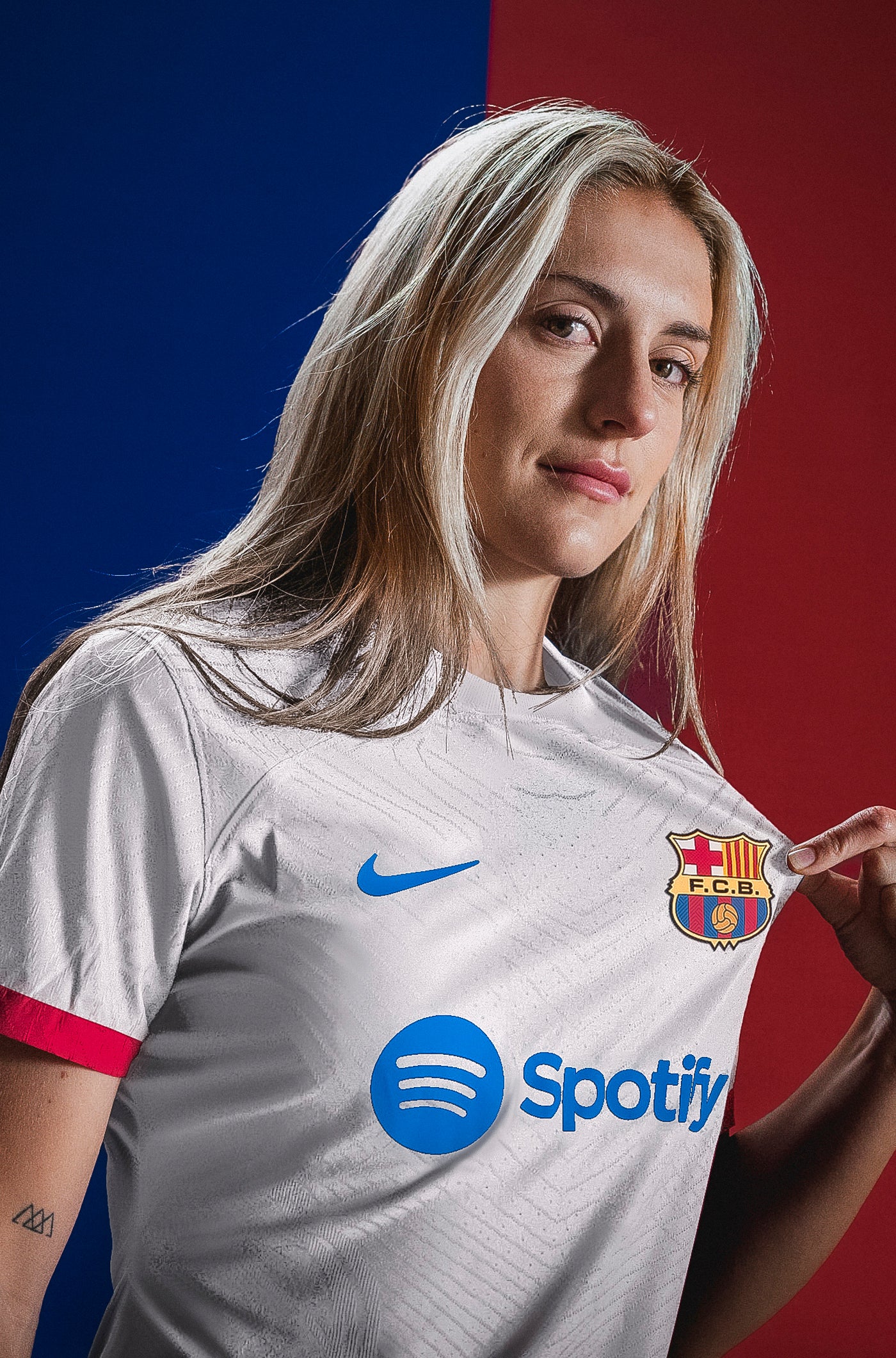 Liga F Camiseta FC Barcelona Segunda Equipación 23/24 Edición jugador - Mujer - ALEXIA