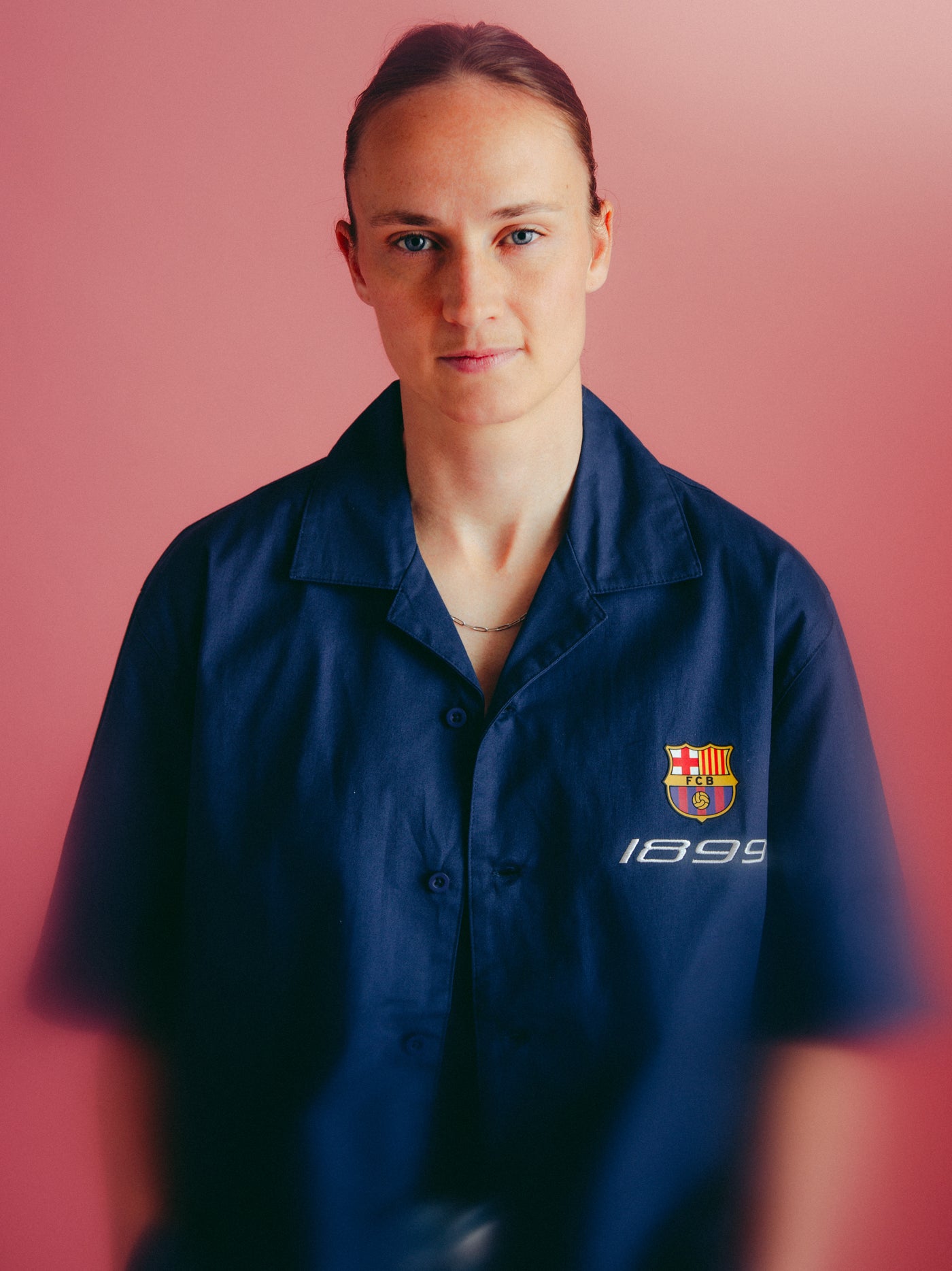 Camisa azul marino Festival Barça - Oversize