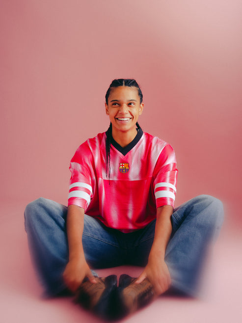 Camiseta rosa Festival FC Barcelona 2025-2026 emilia mernes