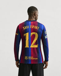 XAVI ESPART | UCL Men's home jersey 26/27 FC Barcelona - Long Sleeve