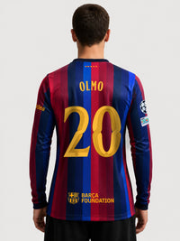 DANI OLMO | UCL Men's home jersey 26/27 FC Barcelona - Long Sleeve